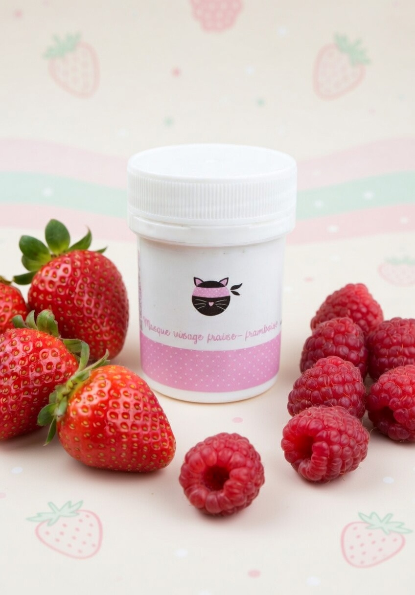 Masque magique slime fraise-framboise 20gr